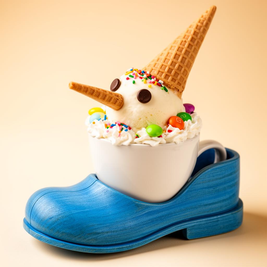 Pinocchio Eis – Kinder-Eisbecher im kugel & kruste