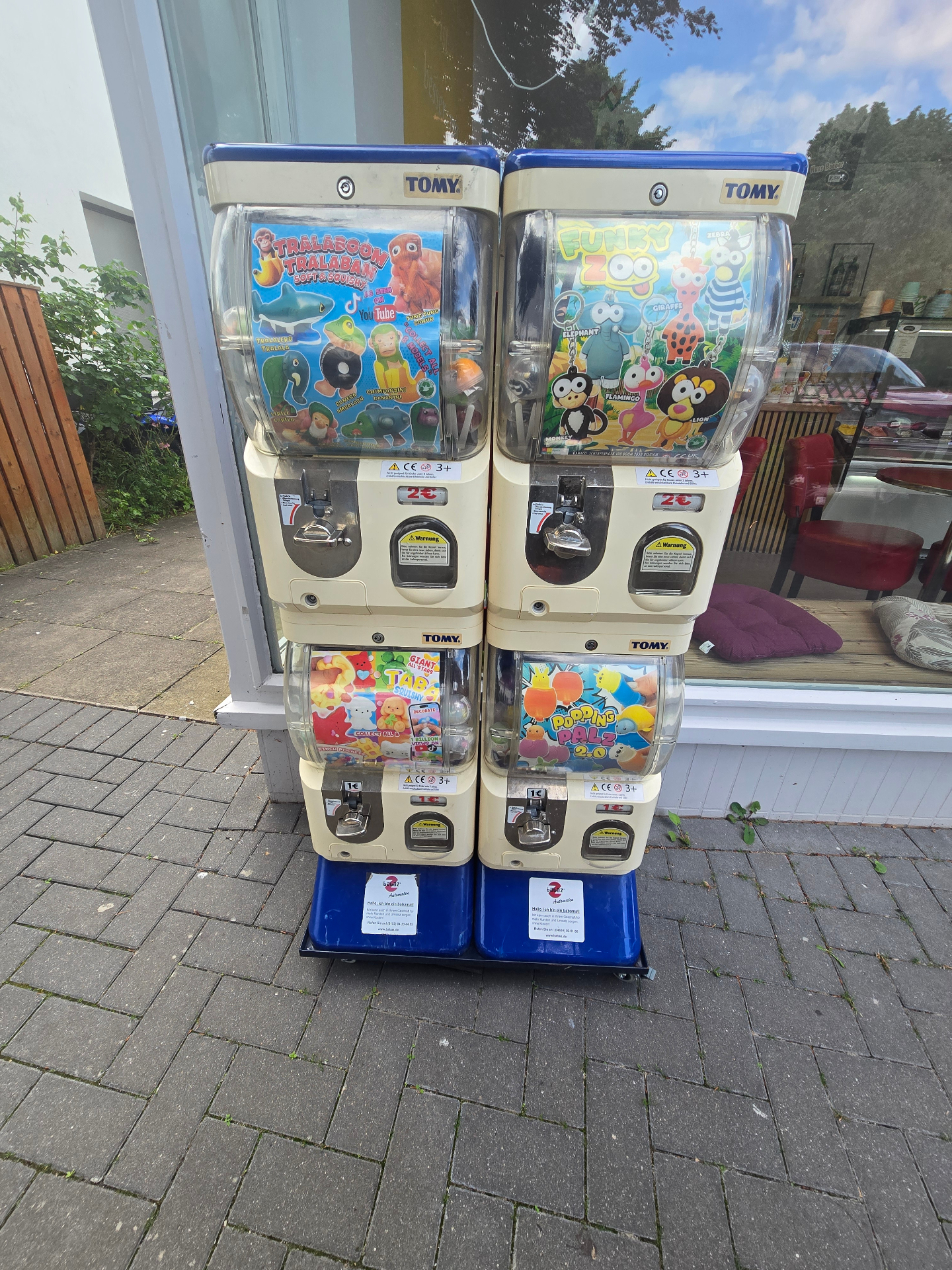 Überraschungsautomaten für Kinder im kugel & kruste
